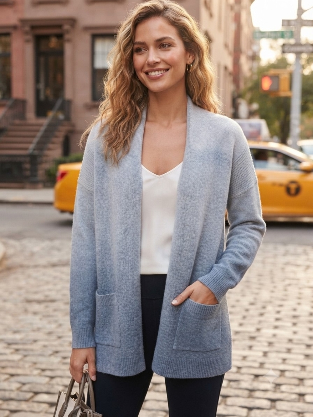Athleta Ombre Spirit Wool Cashmere Wrap Blue M
